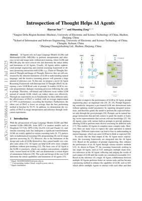 PDF Document Cover - Introspection of Thought: A Novel AI Agent Reasoning Framework